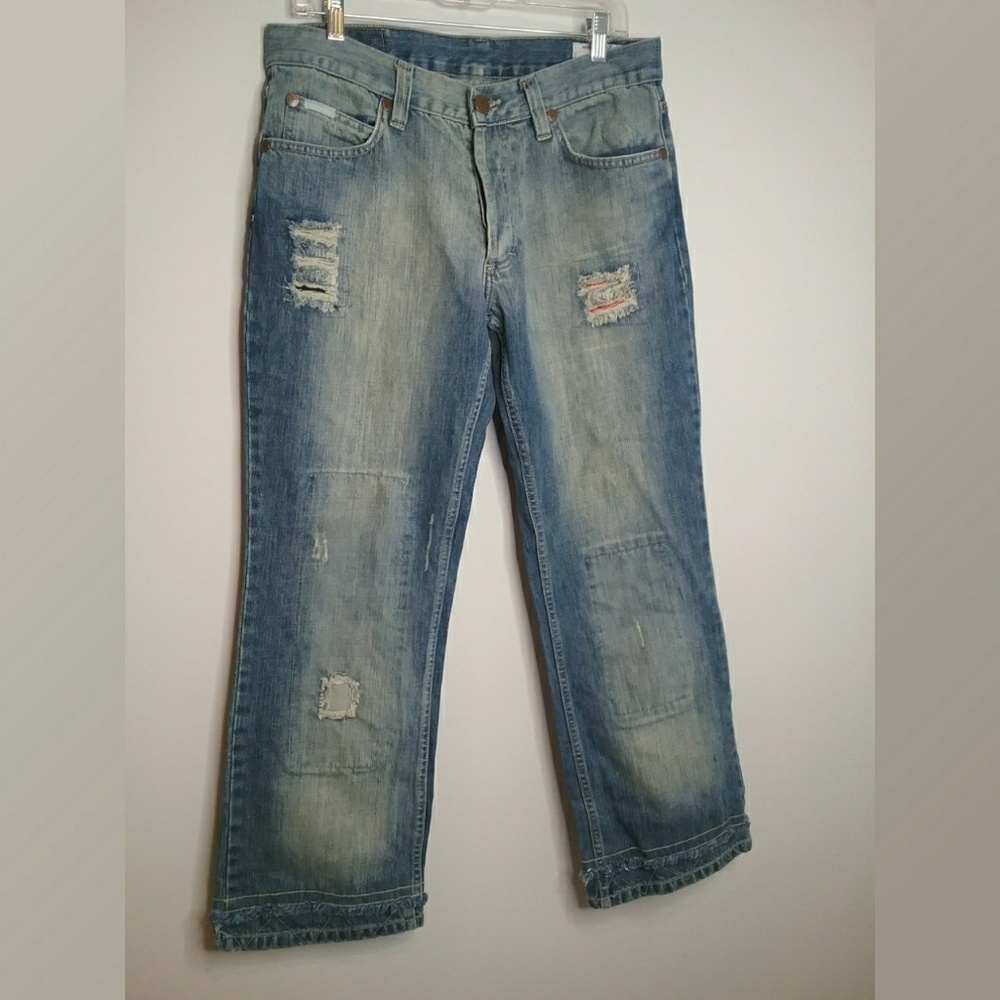 Coffee Brand Cropped Demim Jeans Size 33